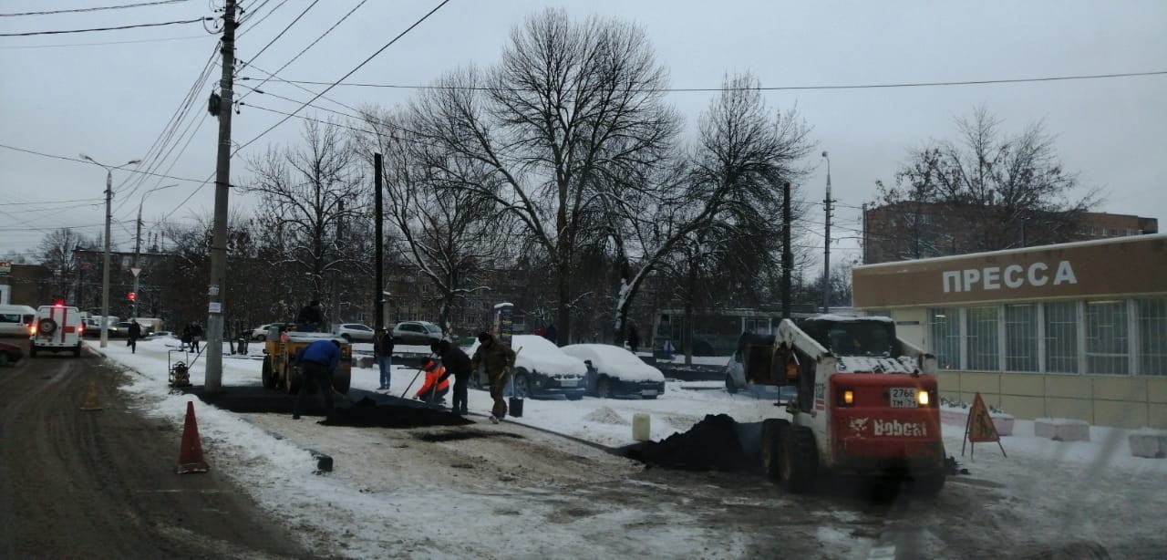 В Туле дорожные работы, выполненные с нарушениями, не приняты