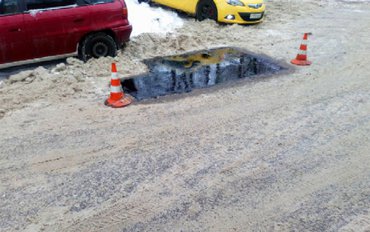 В Ярославле, при выполнении ямочного ремонта во время осадков, соблюдались все технические требования