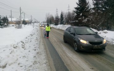 Небезопасный школьный маршрут в одном из поселков в Татарстане