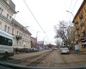 Это дорожное полотно в центре города Саратова.