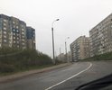 улица Мира, вся дорога в ямах и пробоинах. Аварийно-опасный участок, так как водители, пытаясь объехать ямы, выезжают на полосу встречного движения.