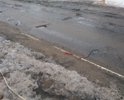 Поворот с улицы Попова на улицу Островского, поскольку ведутся демонтажные работы в этом квартале убили строительные машины.