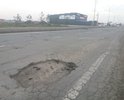 Въезд в город Владикавказ,указанный участок дороги разрушен, требует капитального ремонта