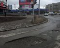 Поворот направо с кольца на улицу Блюхера.