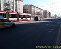 Выбоины в зоне остановки общественного транспорта