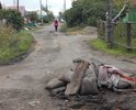 Во время дождя или в осенне-весеннюю распутицу проехать по улице Гомельской становится очень тяжело. Жители сами, кто как может, пытаются поддерживать дорогу в проезжем состоянии: кто-то привёз и насыпал гравий, кто-то накидал нарезок от грузовых шин, кто-то - строительного мусора. Это помогает, но ненадолго, а в строительном мусоре иногда встречаются гвозди и обрезки арматуры или проволоки, на которых не так уж и редко автомобилисты прокалывают колёса.
На данной улице необходимо построить ливнёвку, уложить асфальт и построить тротуар.