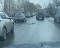 Автобусный проезд - ямы, выбоины у колодцев