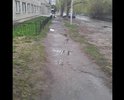 Пешеходная дорога в плохом состоянии, на фото не всё, там дальше просто ухабы и корни дерева выпирают на пол дороги