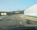 В 2021 году просел выделенный участок дороги. Меры по восстановлению дорожного покрытия до сих пор не приняты. Кто не знает что там ямы, которых при хорошей погоде не видно, может создать ДТП.