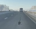 На трассе М5 район Травники огромные дыры. Протяженность около 2 км.