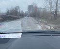 Дорога по ул. Самаркандской в отвратительном состоянии по обеим полосам.